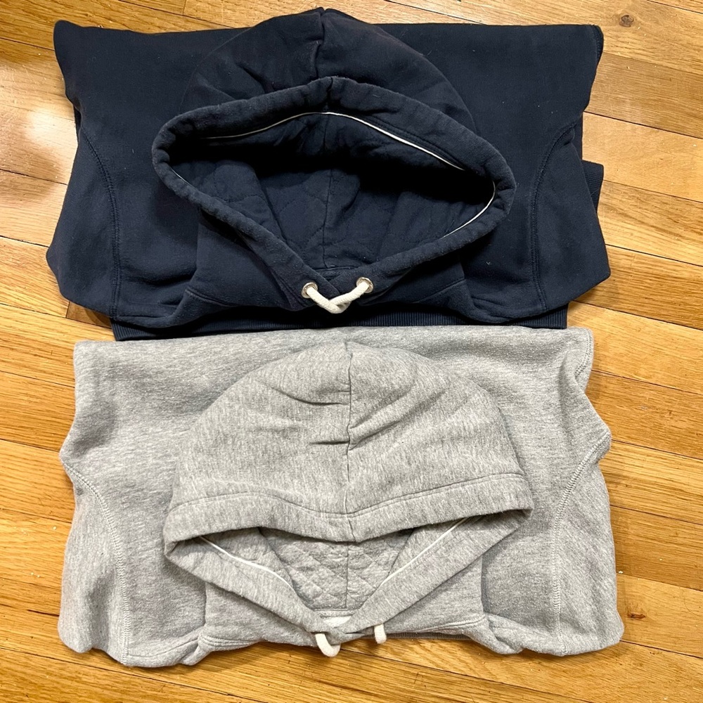 Jack Wills women’s hoody, gray & navy,size 4&6
